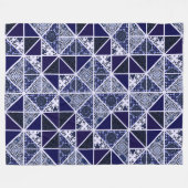 Linienquilt Fleecedecke (Vorderseite (Horizontal))