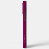 Linienschmetterling, Magenta Case-Mate iPhone Hülle (Rückseite / Links)