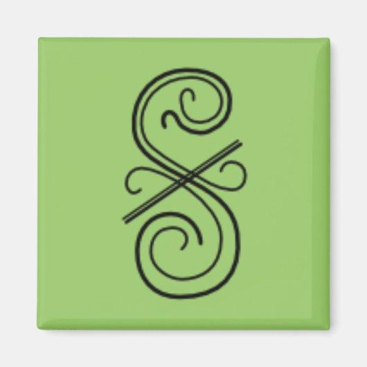 Linienschrift Magnet (Vorne)