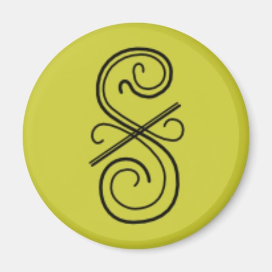 Linienschrift Magnet (Vorne)