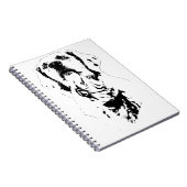 Linienstudie, ruhiges Journal Notizblock (Rechte Seite)