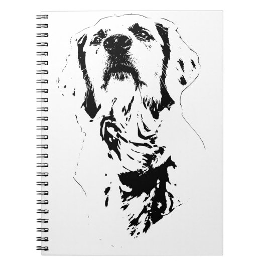 Linienstudie, ruhiges Journal Notizblock (Vorderseite)