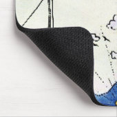 Linienwanderkunst Mousepad (Ecke)