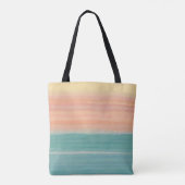 Linierte Art Sonnenaufgang Design Tasche (Rückseite)