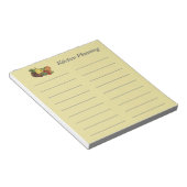 Linierte Küchenplaner Vorlage Notepad Weichgelb Notizblock (angewinkelt)