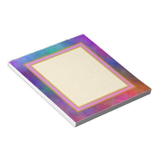 Linierter Garten Sonnenlicht Kleine Note Pad Notizblock (angewinkelt)