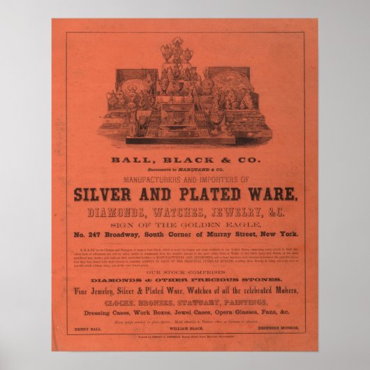 Lining Coltons amerikanischer Atlas Poster (Vorne)