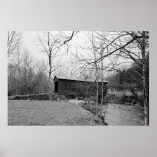 Link Farm Covered Bridge Poster