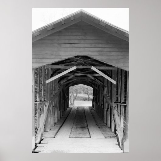 Link Farm Covered Bridge Poster (Vorne)