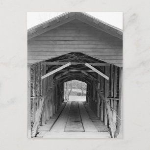 Link Farm Covered Bridge Postkarte