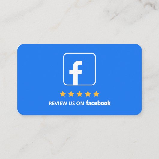 Link "Geschäftsbericht" Facebook-Bewertungen QR-Co Visitenkarte (Rückseite)