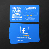 Link "Geschäftsbericht" Facebook-Bewertungen QR-Co Visitenkarte