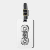 Link "Shred Bike Chain" Gepäckanhänger (Vorderseite vertikal)