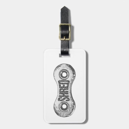 Link "Shred Bike Chain" Gepäckanhänger (Vorderseite vertikal)