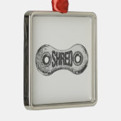 Link "Shred Bike Chain" Ornament Aus Metall (Rechts)