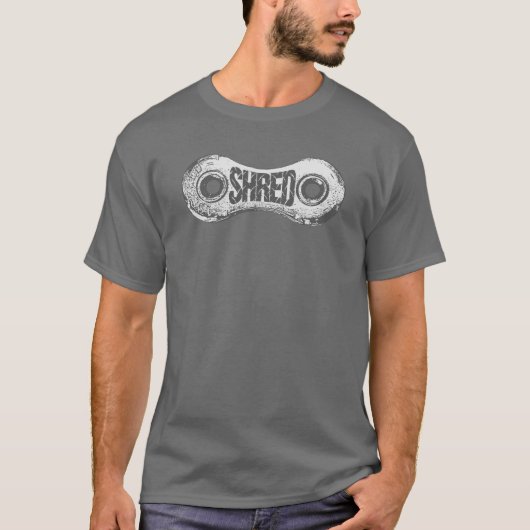 Link "Shred Bike Chain" T-Shirt (Vorderseite)