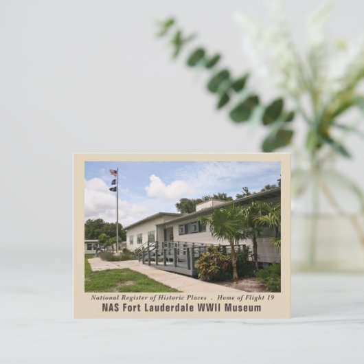 Link Trainer Gebäude #8 Postkarte (Stehend Vorderseite)