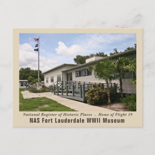 Link Trainer Gebäude #8 Postkarte (Vorderseite)