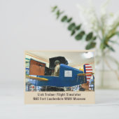 Link Trainer Postkarte (Stehend Vorderseite)