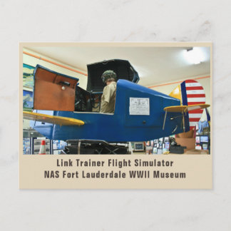 Link Trainer Postkarte