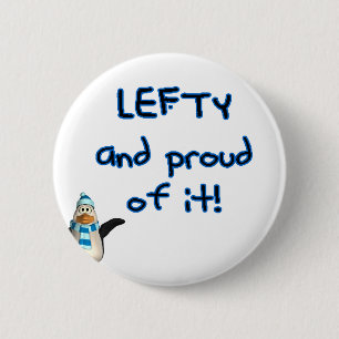 Link und stolz! Mit Pinguin im Blau u. im Button