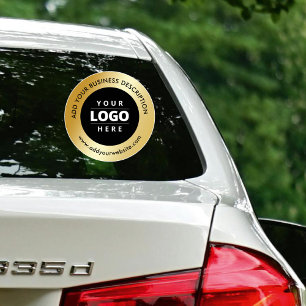 Link zum Car Window Decal für das Gold Black Busin Aufkleber