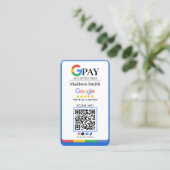 Link zum QR-Code von Google Visitenkarte (Stehend Vorderseite)