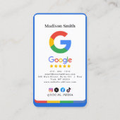 Link zum QR-Code von Google Visitenkarte (Rückseite)