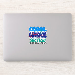 Linkage Section in Cobol-Programmierung Sticker