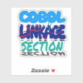 Linkage Section in Cobol-Programmierung Sticker (Blatt)