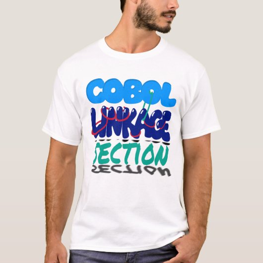 Linkage Section in Cobol Programming T-Shirt (Vorderseite)
