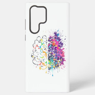 Linke Gehirnhälfte vs Rechte Gehirnhälfte Kreative Samsung Galaxy Hülle