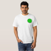 Linke Green Blume Ribbon T-Shirt (Vorne ganz)