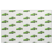 Linke Green C8 Corvette Handgezeichnete Sketch-Fab Stoff (Fat Quarter (45,7 x 55,9 cm))