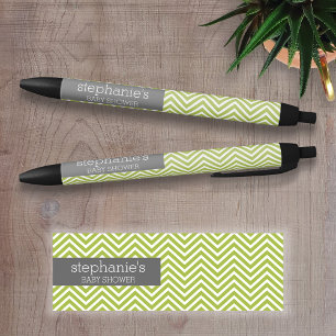 Linke Green & Gray Gender Neutral Baby Duschsuite Kugelschreiber