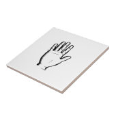 Linke Hand Fliese (Seite)