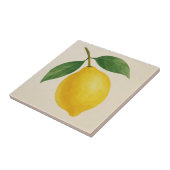 Linke Lemon Tile - Wasserfarben Fliese (Seite)