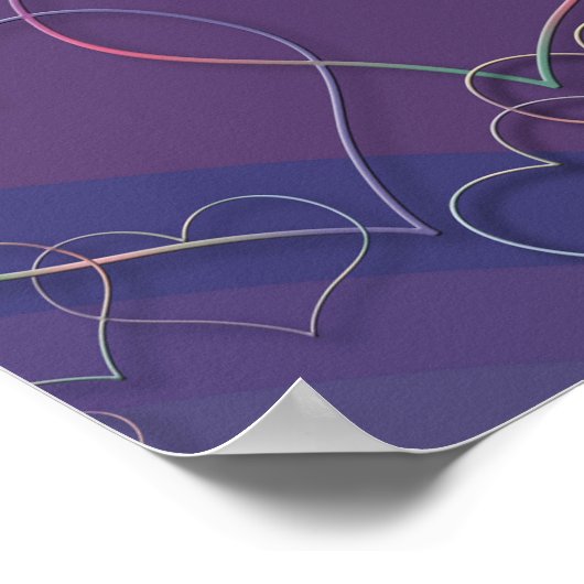 Linked Hearts Poster (Ecke)