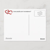 Linked Hearts Postkarte (Rückseite)