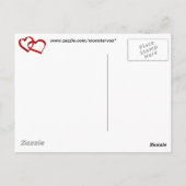 Linked Hearts Postkarte (Rückseite)