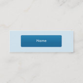LinkedIn - dünn Mini Visitenkarte (Rückseite)