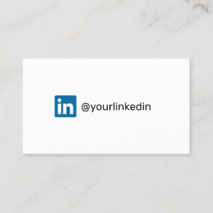 LinkedIn Social Media Modernes trendisches Marketi Telefonnummerkarte