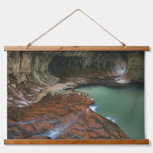 Linker Arm Zion-Nationalpark, Utah Wandteppich Mit Holzrahmen