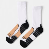 Linker Fuß Rechter Fuß Cartoon Socken (Links)