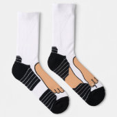Linker Fuß Rechter Fuß Cartoon Socken (Rechts)