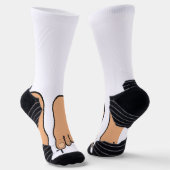 Linker Fuß Rechter Fuß Cartoon Socken (Gewinkelt)