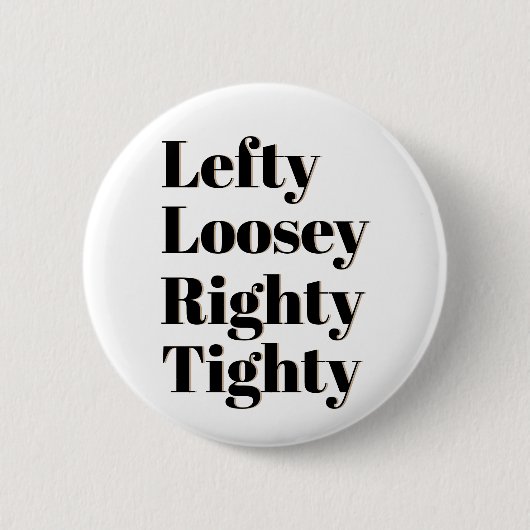 Linker Loosey Righty Tighty Button (Vorderseite)