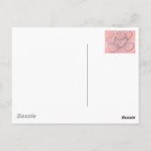 Linking Herz Postkarte (Rückseite)