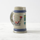 Linkoping Bier Stein Bierglas (Vorderseite Links)