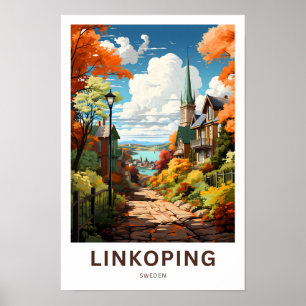 Linkoping Schweden Travel Print Poster